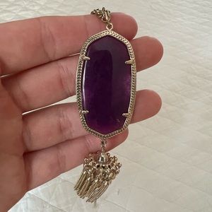 Kendra Scott Purple Necklace